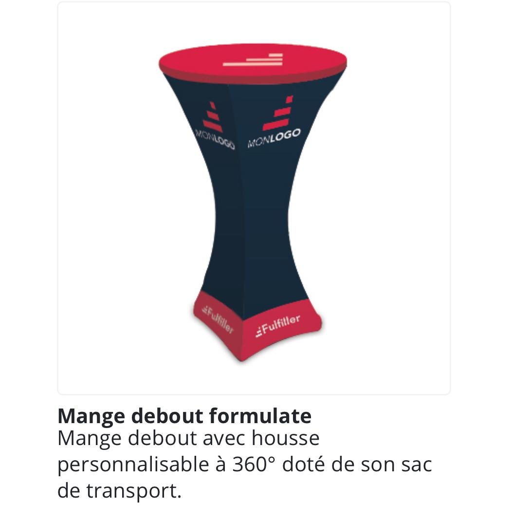 Mange-debout personnalisé – Standard